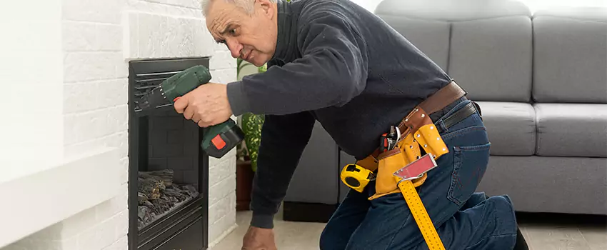 New Indoor Fireplace Installation in Ferndale, Maryland
